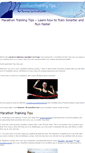 Mobile Screenshot of marathon-training-tips.com